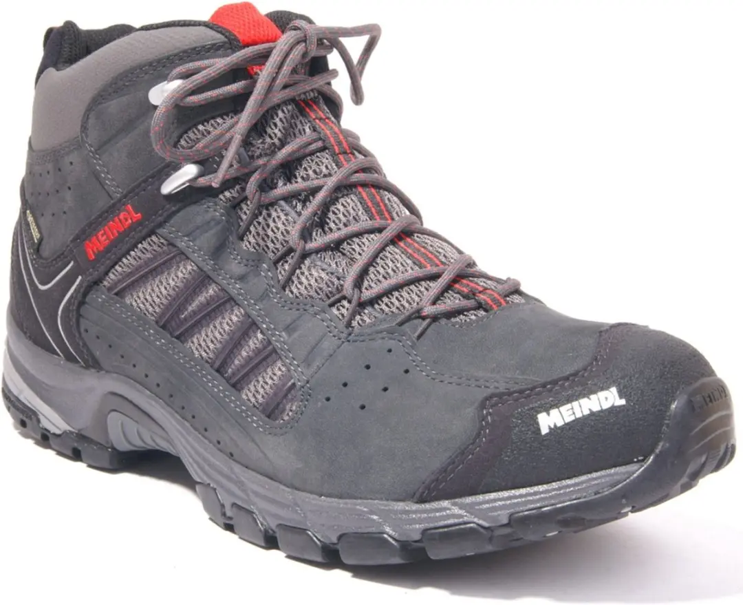 Meindl Journey Mid GTX Heren UK 9.5 31 Grijs/Rood