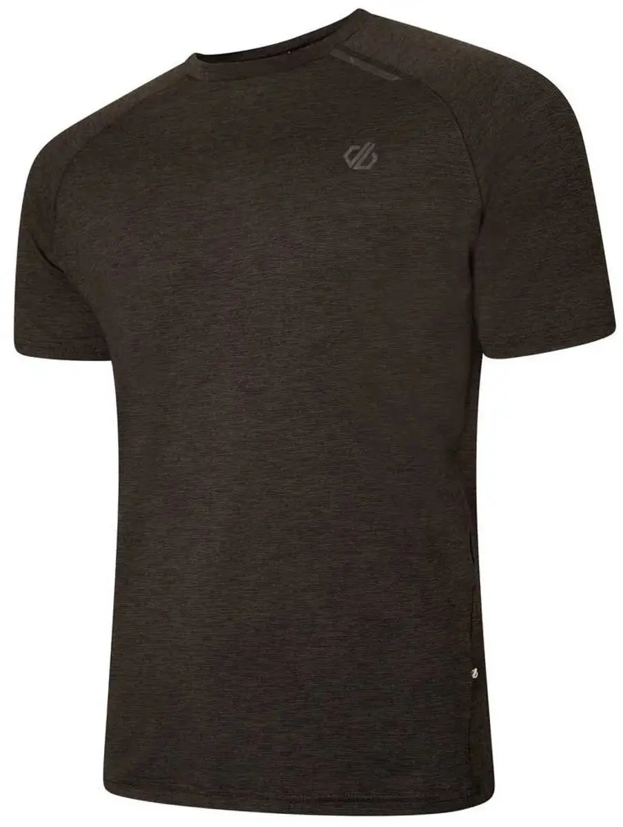 Dare 2b Persist Heren Sportshirt - Korte mouwen - Zwart - Maat S