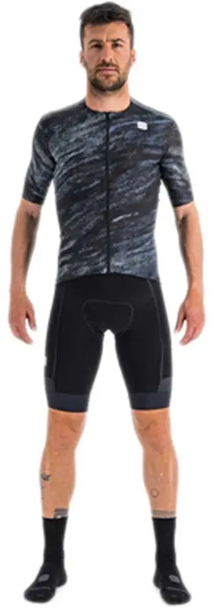 Sportful Cliff Supergiara Korte Mouw Wielertrui Blauw L Man