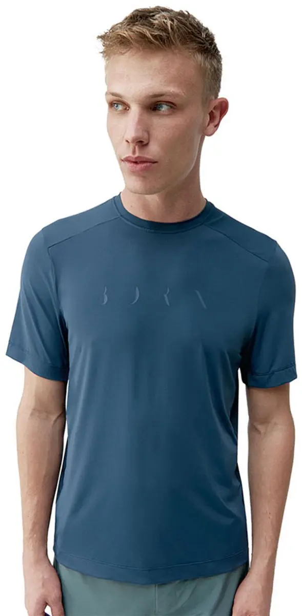 Born Living Yoga Volta T-shirt Met Korte Mouwen Blauw XL Man