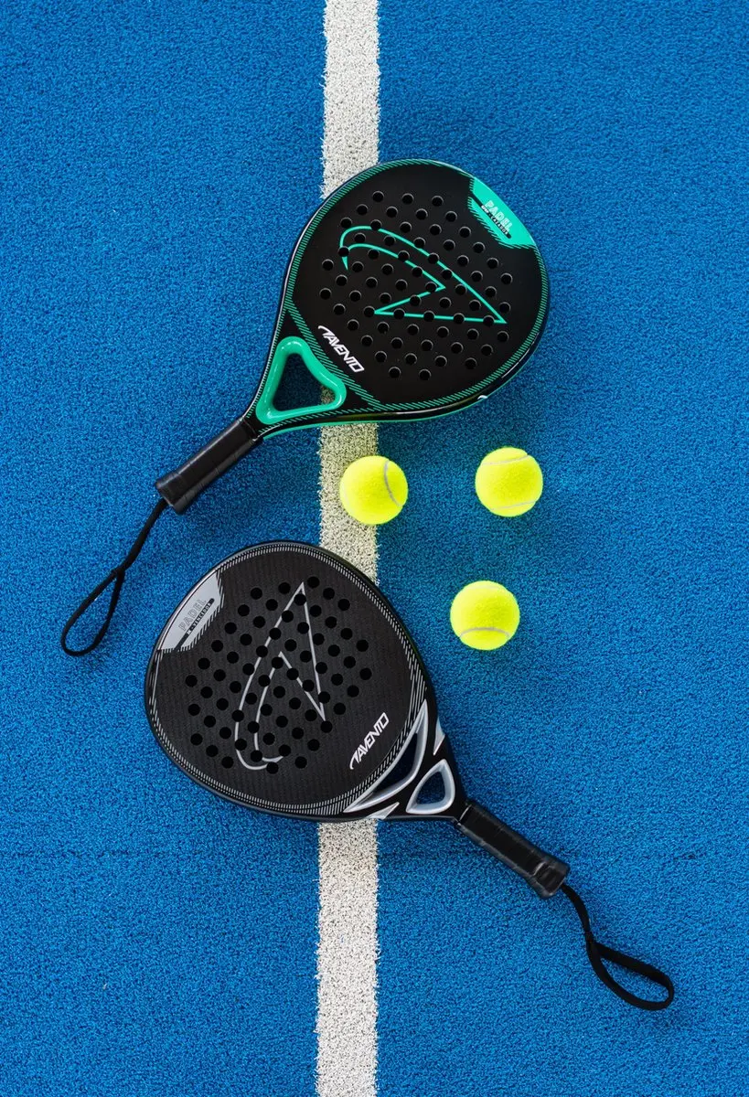 Avento Vencedor Padelracket 3K Carbon - Teardrop - Zwart/Zilver - afbeelding 6 van 6