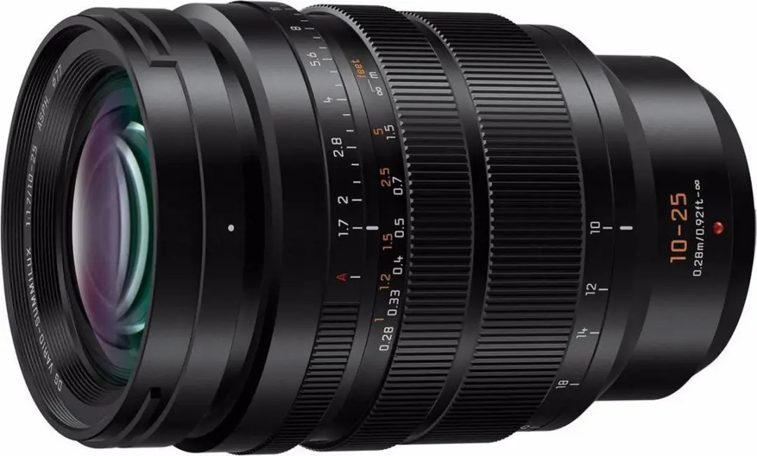 Panasonic H-X1025E Leica 10-25 mm/f1.7 Black