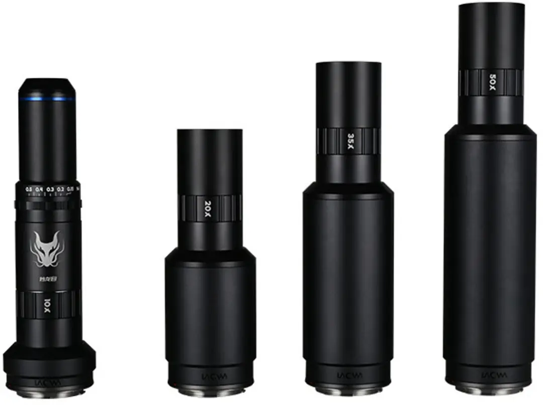 LAOWA Aurogon FF 10-50x NA0.5 Supermikro-APO-Objektiv, kompatibel mit Canon EF