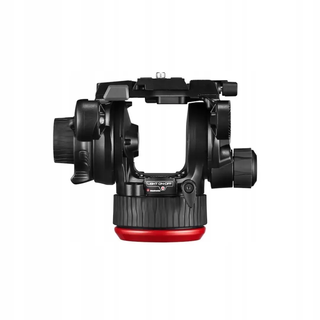 Manfrotto 504X Twin Alu Statief - Rood/Zwart