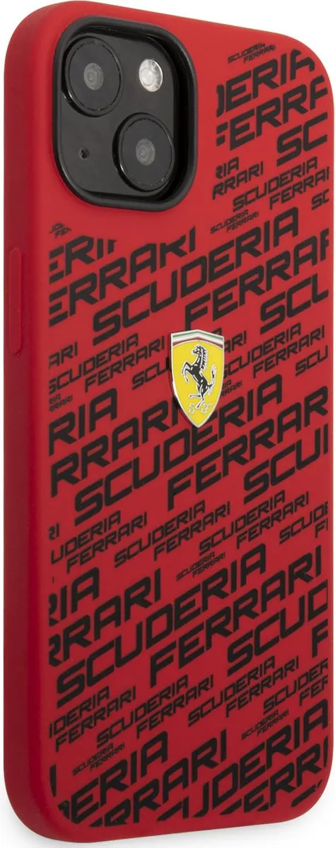 Ferrari iPhone 14 Pro Hardcase - Scuderia All-Over Rood - MPN 3666339062989