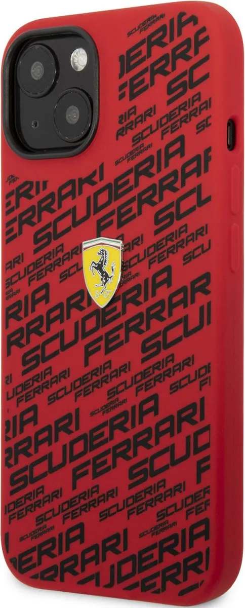 Ferrari iPhone 14 Pro Hardcase - Scuderia All-Over Rood - MPN 3666339062989