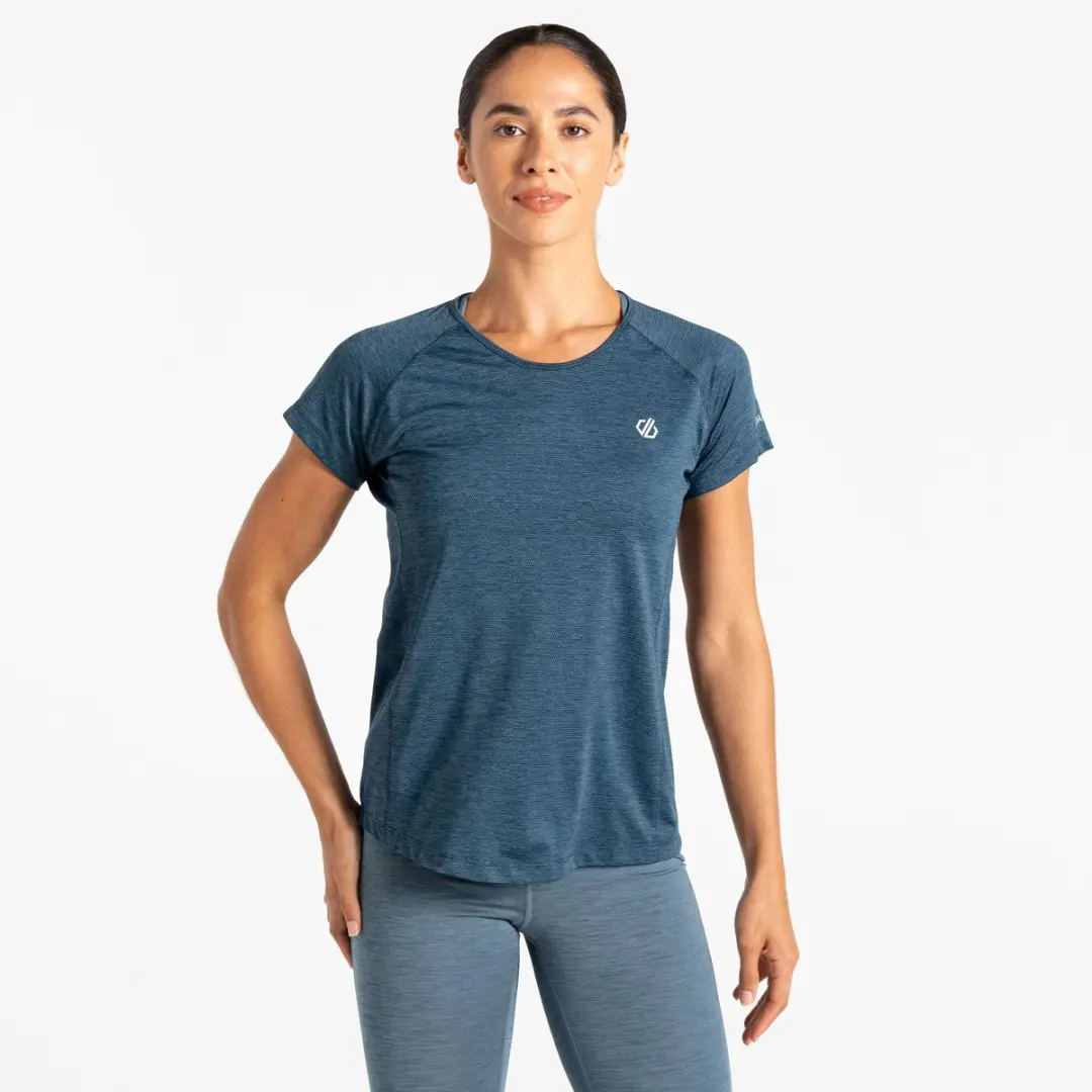 Dare2B Dames Corral Active T-shirt met korte mouwen en ronde hals