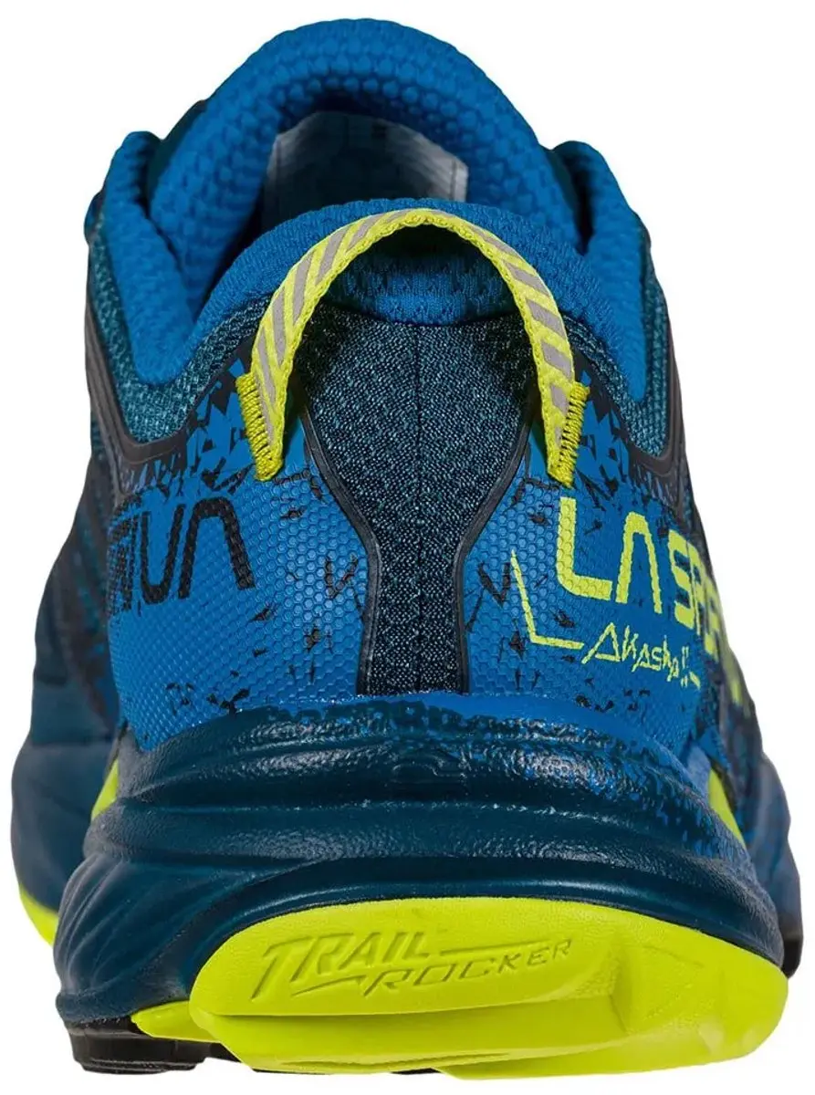 La Sportiva Akasha II Trailrunningschoenen Heren - Storm Blue/Lime Punch - afbeelding 6 van 6