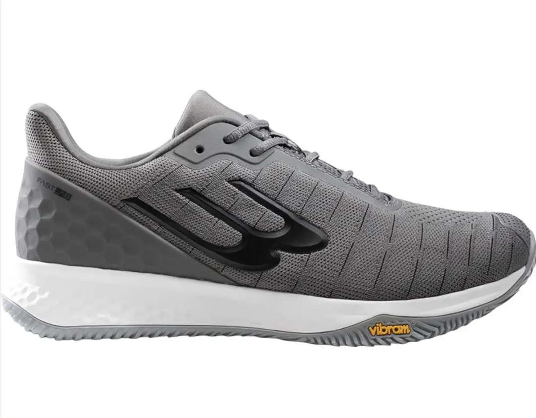 Bullpadel XPLO Vibram 26V Padelschoenen - Heren 43 - Grijs - afbeelding 4 van 6