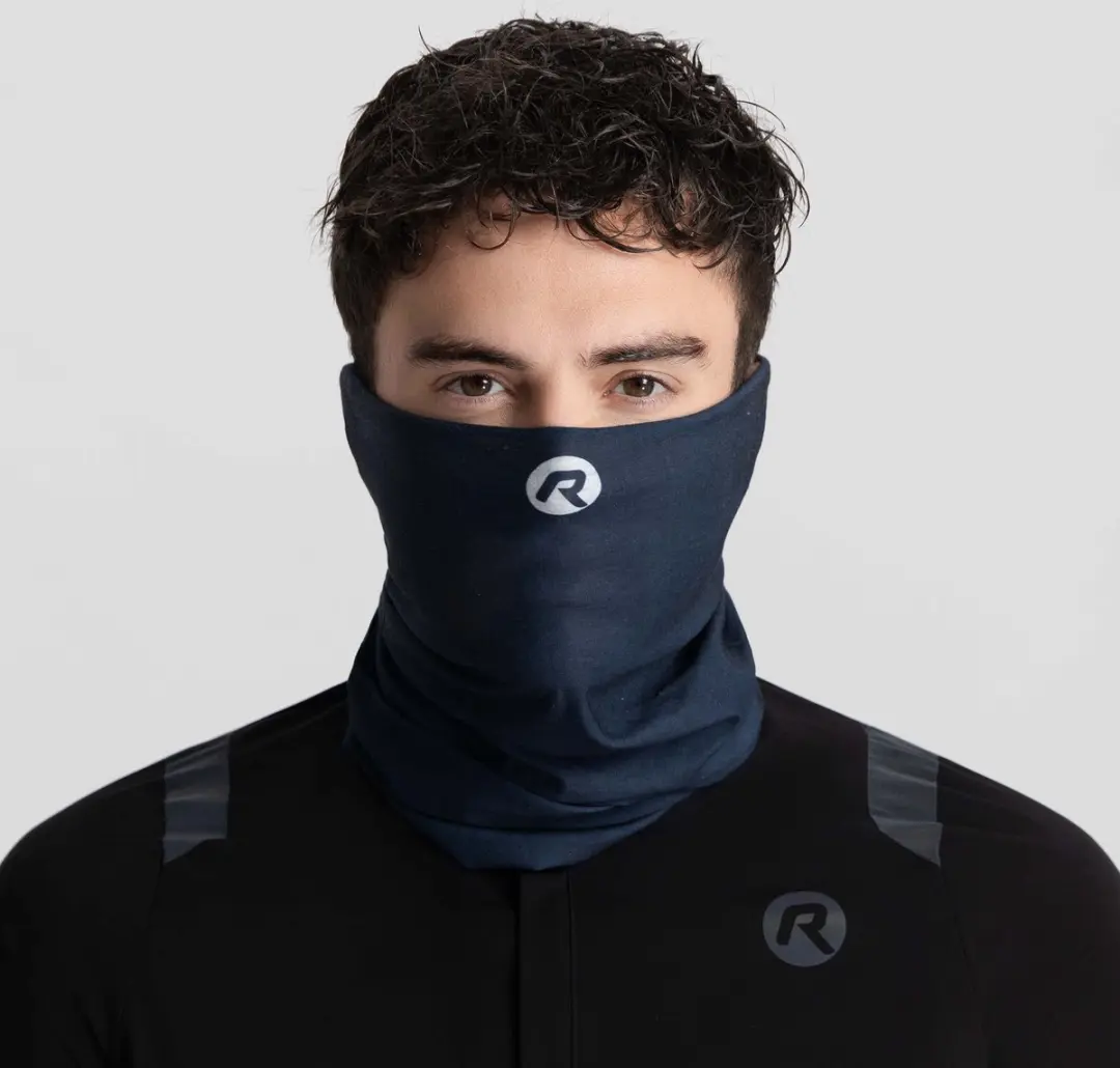 Rogelli Solid Nekwarmer - One Size - Blauw