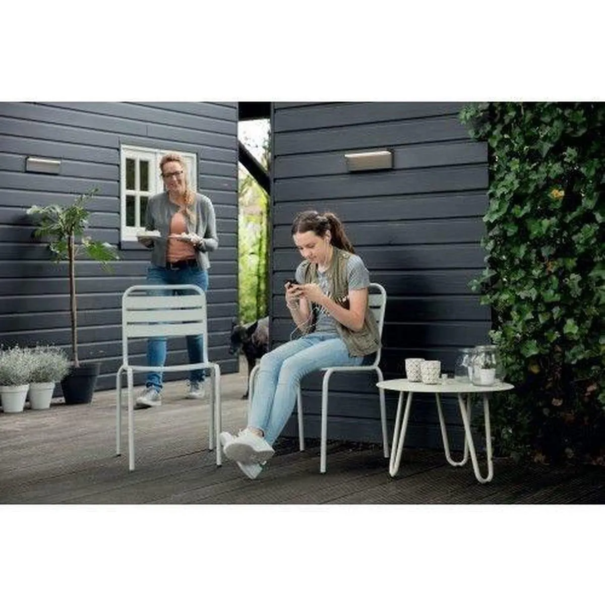 Philips Bustan Buitenwandlamp Antraciet