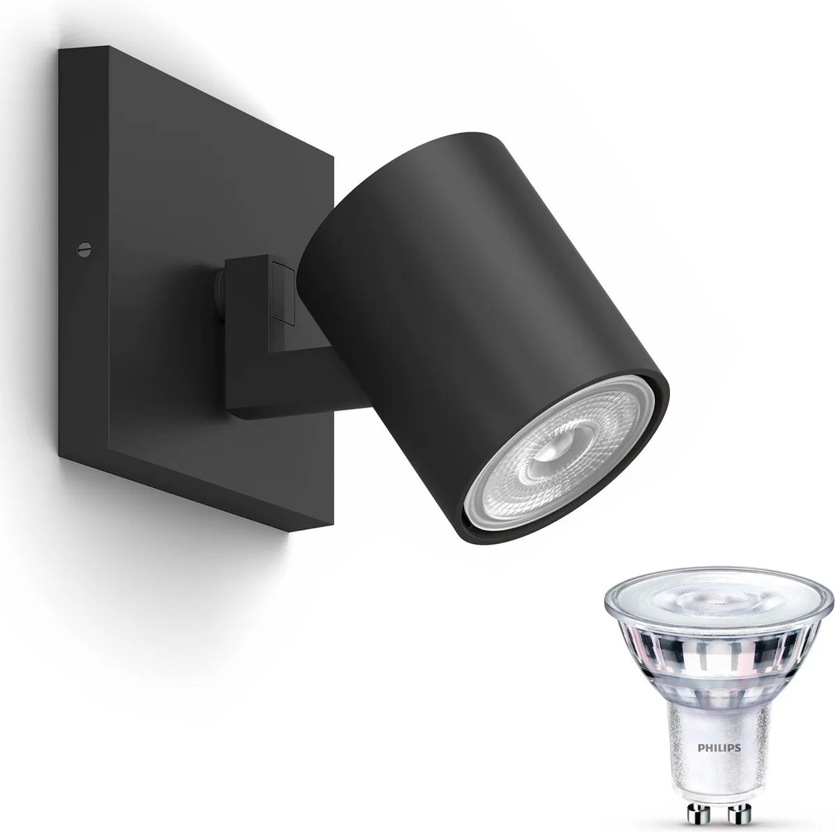 Philips Runner Opbouwspot GU10 Warmwit 4.6W
