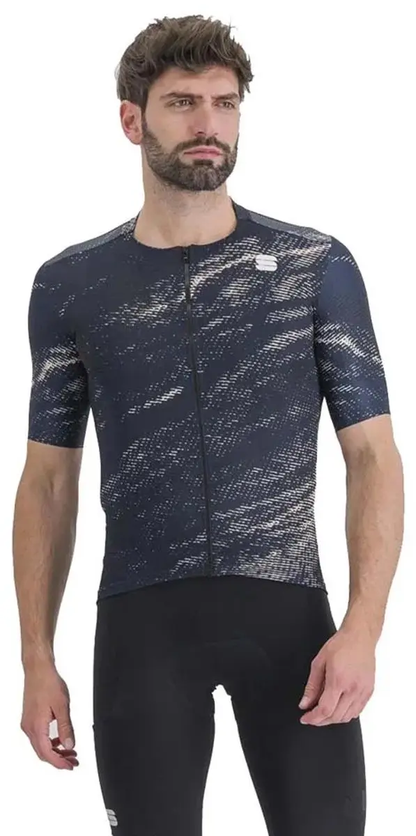 Sportful Cliff Supergiara Korte Mouw Wielertrui Blauw 2XL Man