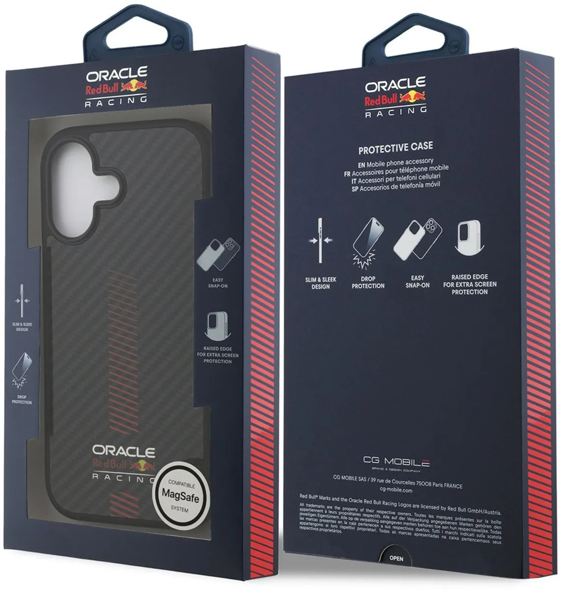 Red Bull Racing iPhone 17 Back Cover 3666339527266 - Zwart