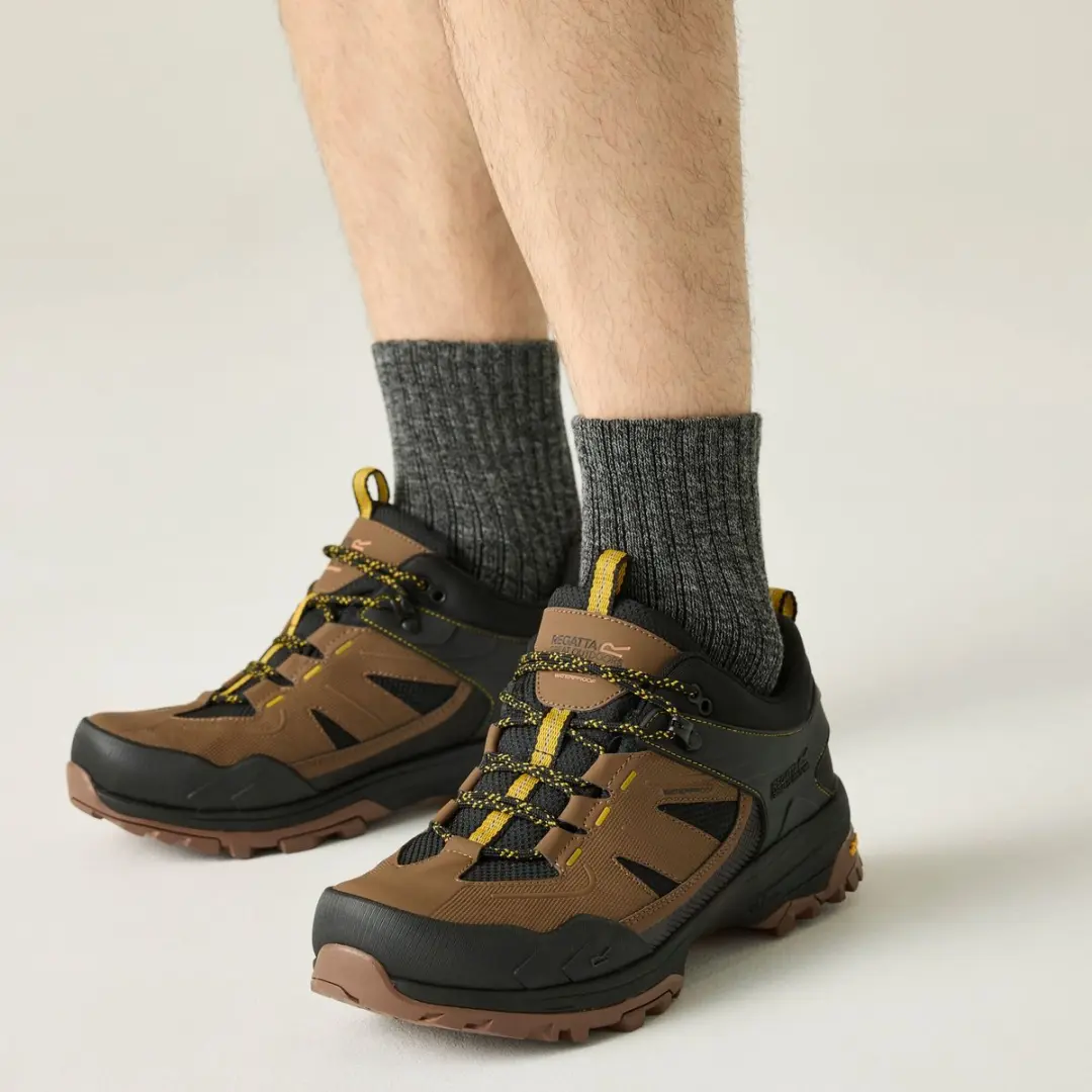 Regen waterdichte lage Vibram wandelschoenen voor heren