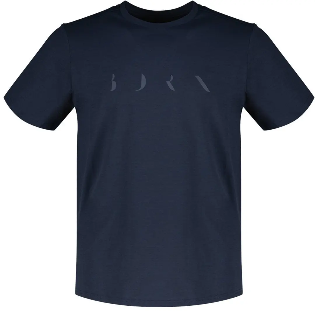 Born Living Yoga Melville T-shirt Met Korte Mouwen Blauw XL Man