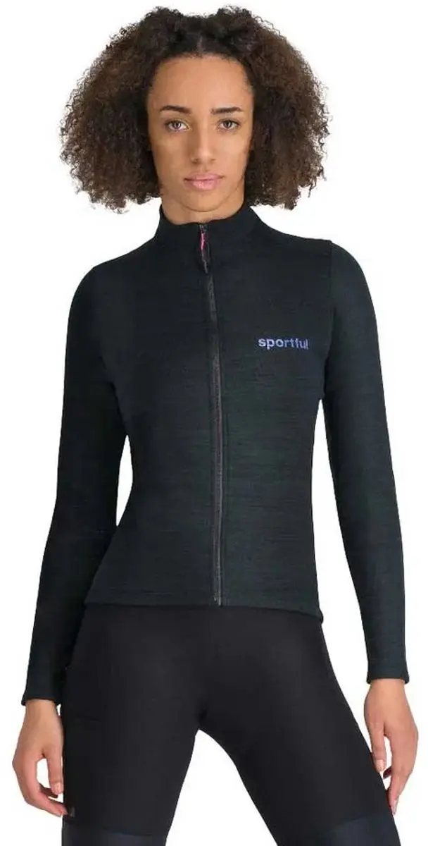 Sportful Supergiara Wool Trui - M Vrouw - Zwart