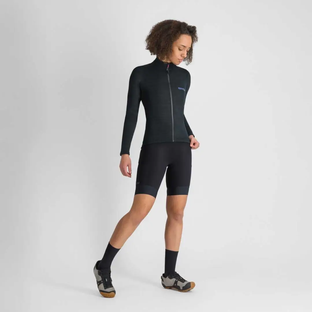 Sportful Supergiara Wool Trui - M Vrouw - Zwart