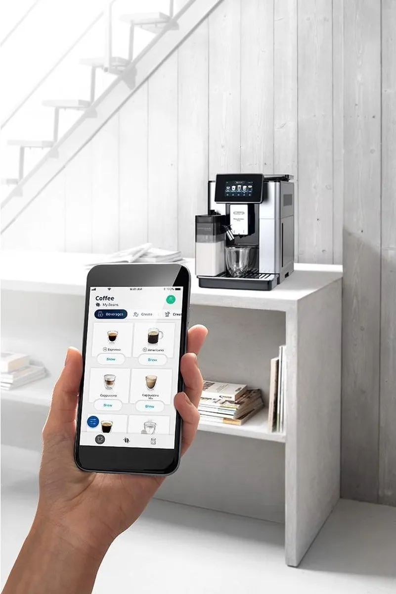 De'Longhi PrimaDonna Soul ECAM610.55.SB Espressomachine - Zilver/Zwart