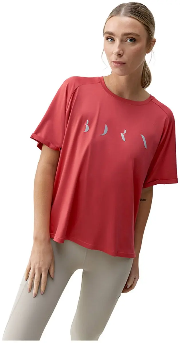 Born Living Yoga Vero T-shirt Met Korte Mouwen Rood S Vrouw
