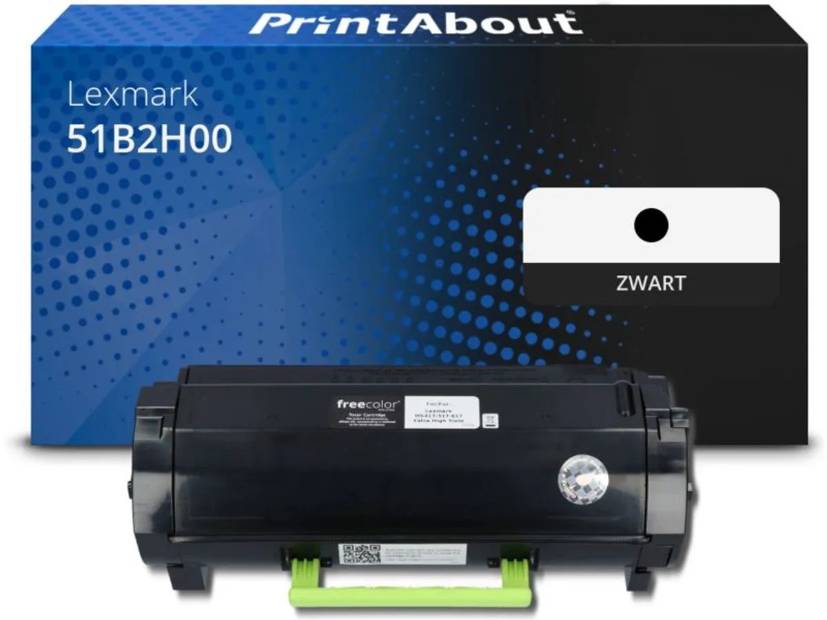 PrintAbout Lexmark 51B2H00 Toner Zwart - 9.300 Stuks