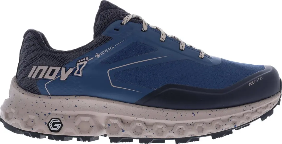 Inov-8 RocFly G 350 GTX Wandelschoenen - Heren 45.5 - Blauw/Navy/Taupe - afbeelding 2 van 6