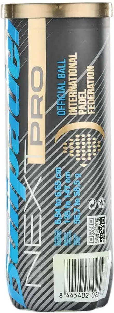 Bullpadel Next Pro Padelbal - 3 Stuks Geel