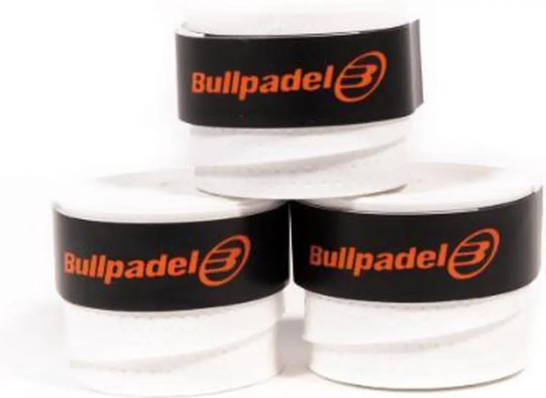 Bullpadel Witte Overgrips 3 Stuks