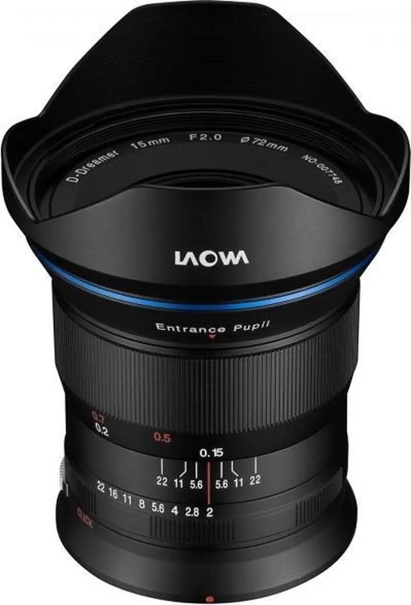 LAOWA 15mm f/2 Zero-D SLR Ultra-groothoeklens 492442 - Zwart