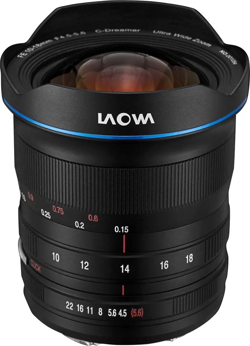 LAOWA 10-18mm f/4.5-5.6 MILC Groothoekzoomlens - Zwart