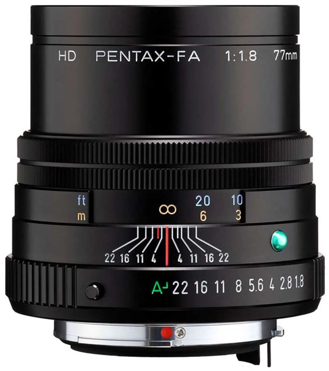 PENTAX Objektiv 77mm f/1.8 HD FA Limited Schwarz