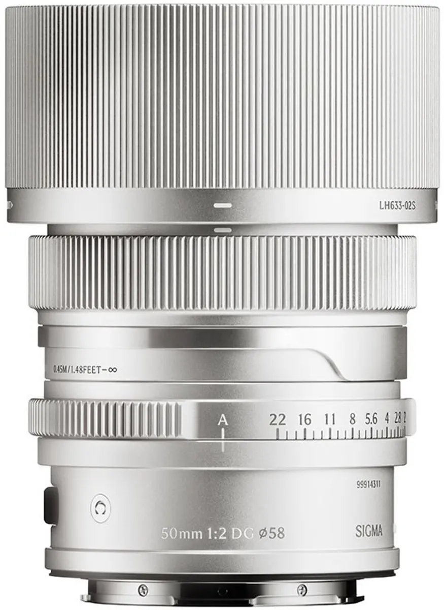 Sigma 50mm F2 DG (C) L-Mount Objectief Zilver
