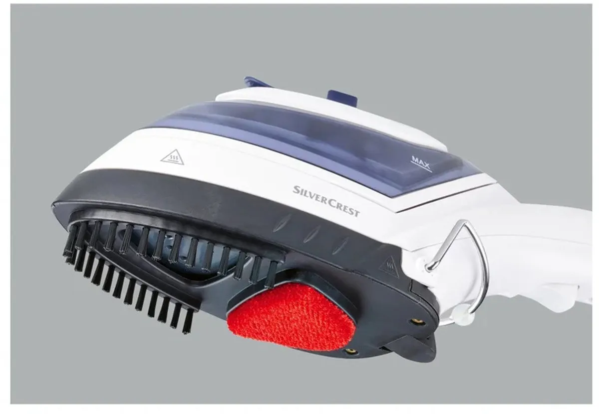 Silvercrest Kledingstomer 1000W - 70ml - Wit/donkerblauw