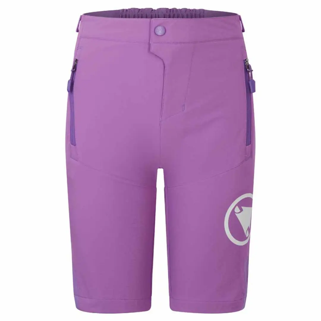 Endura Mt500jr Burner Korte Broek Paars 9-10 Years Kinderen