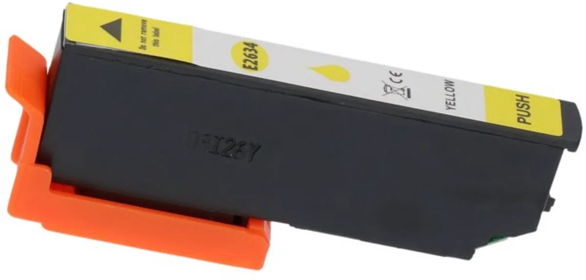 PrintAbout Inktcartridge C13T26344012 Geel - 1100 pagina's - Epson