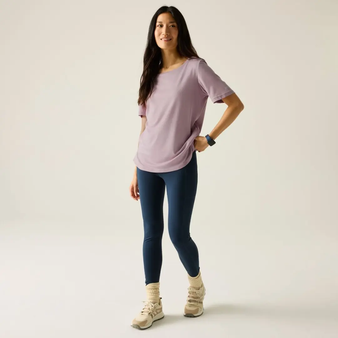 Regatta T-shirt Dames Casual Fit - Purper