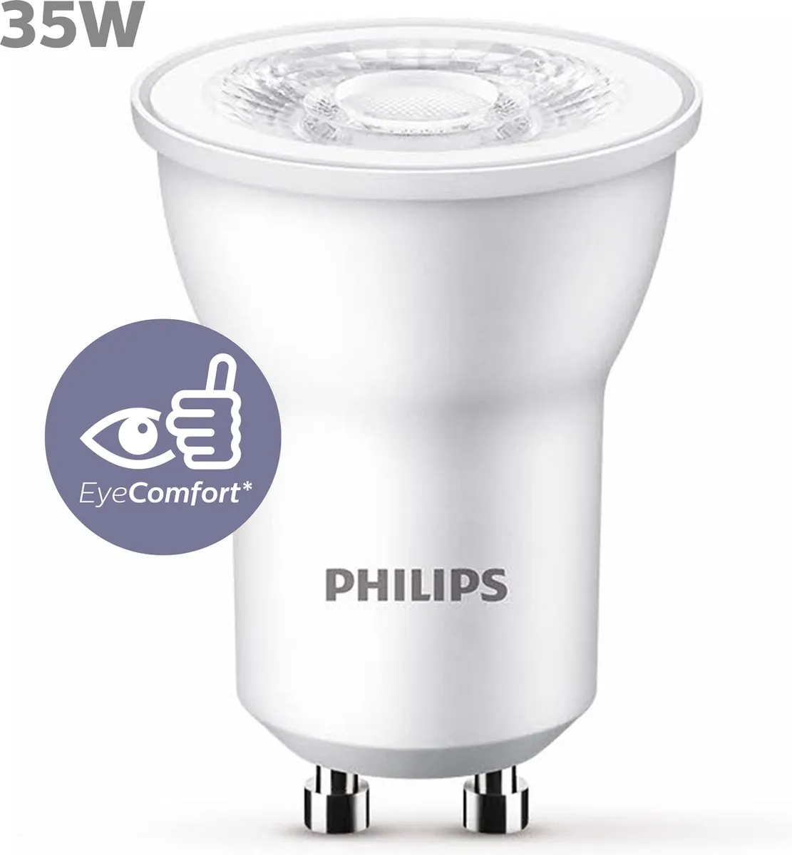 Philips LED Spot MR11 GU10 2700K - Mat - 1 Stuk