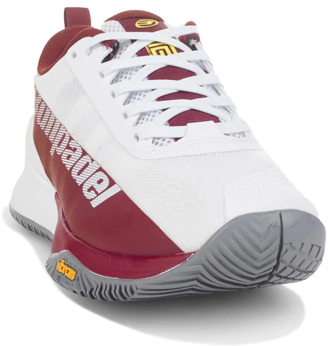 Bullpadel XPLO Vibram 25i Heren Padelschoenen - Wit Rood - afbeelding 2 van 6