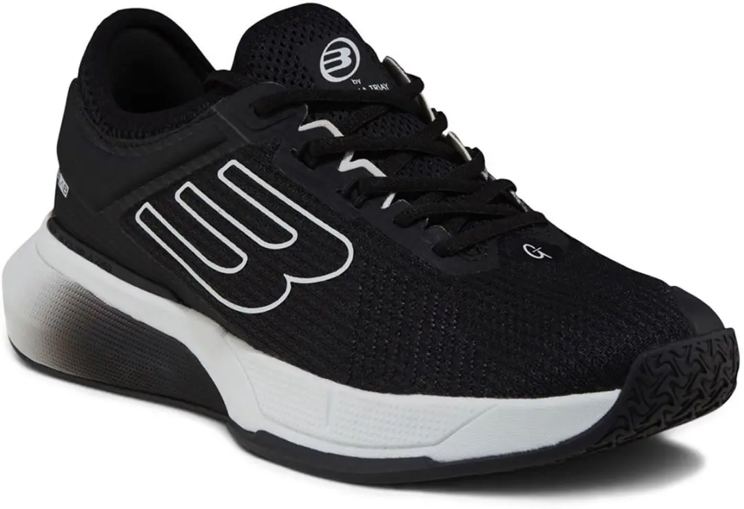 Bullpadel Elite 26i Dames Padelschoen 37.5 - Zwart/Wit - afbeelding 3 van 6