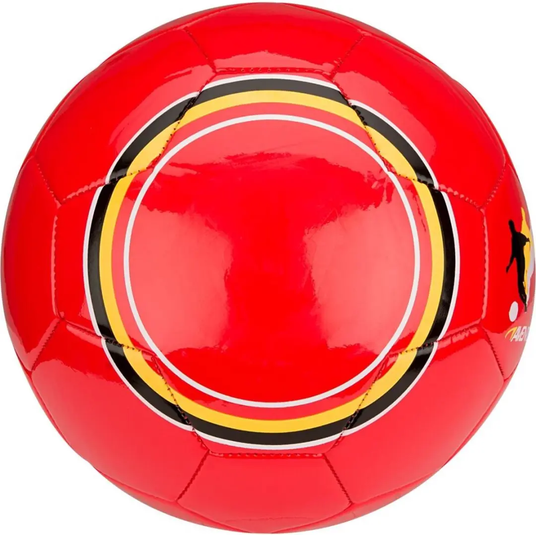 Avento Voetbal Glossy - Rood/Geel - Maat 5 - Ø22cm