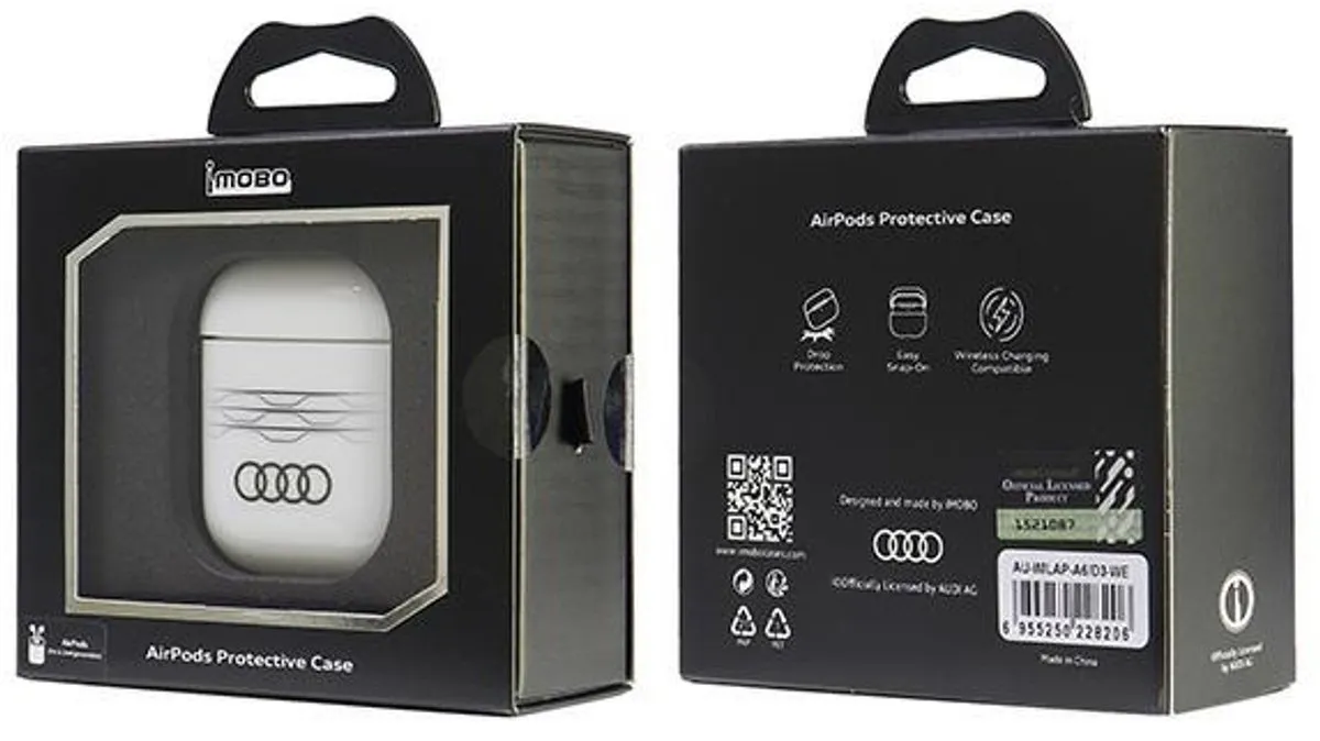 Audi Hoesje AirPods 1/2 - Transparent - afbeelding 2 van 6