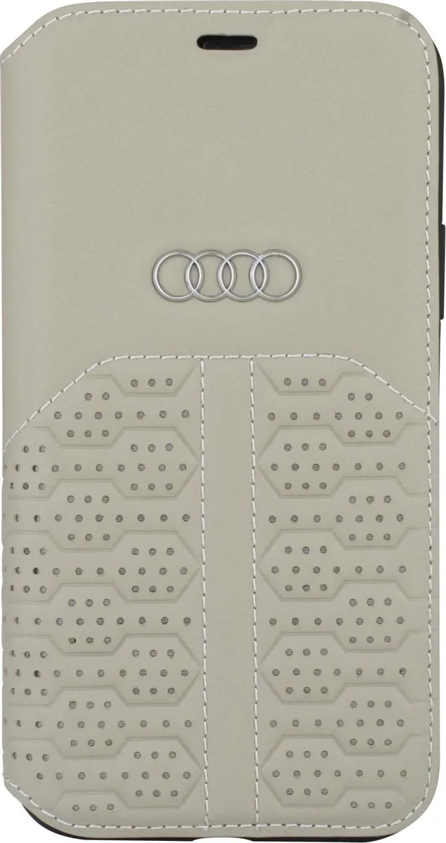 Audi A6 Serie Hoesje iPhone 12 Pro Max - Beige - 8719273158753