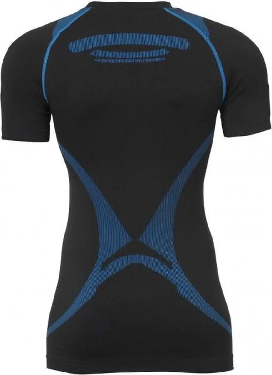 Kempa Attitude Pro Shirt Dames - Zwart/Lichtblauw XL-2XL - afbeelding 2 van 4