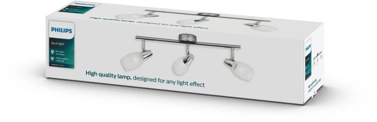 Philips myLiving Spot 4-lichts - Chroom