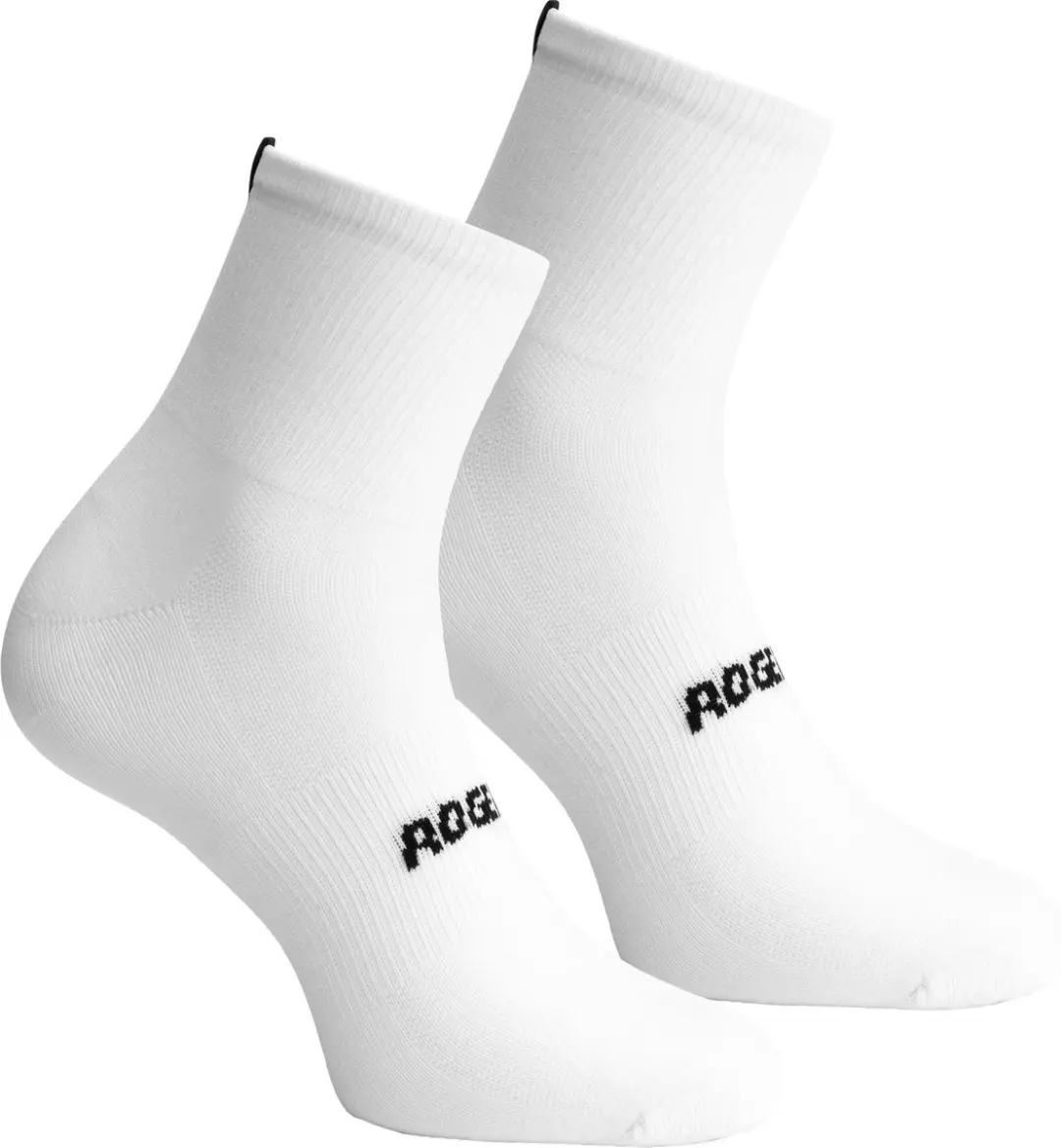 Rogelli Essential Dames/Heren Fietssokken 2 Paar - Wit