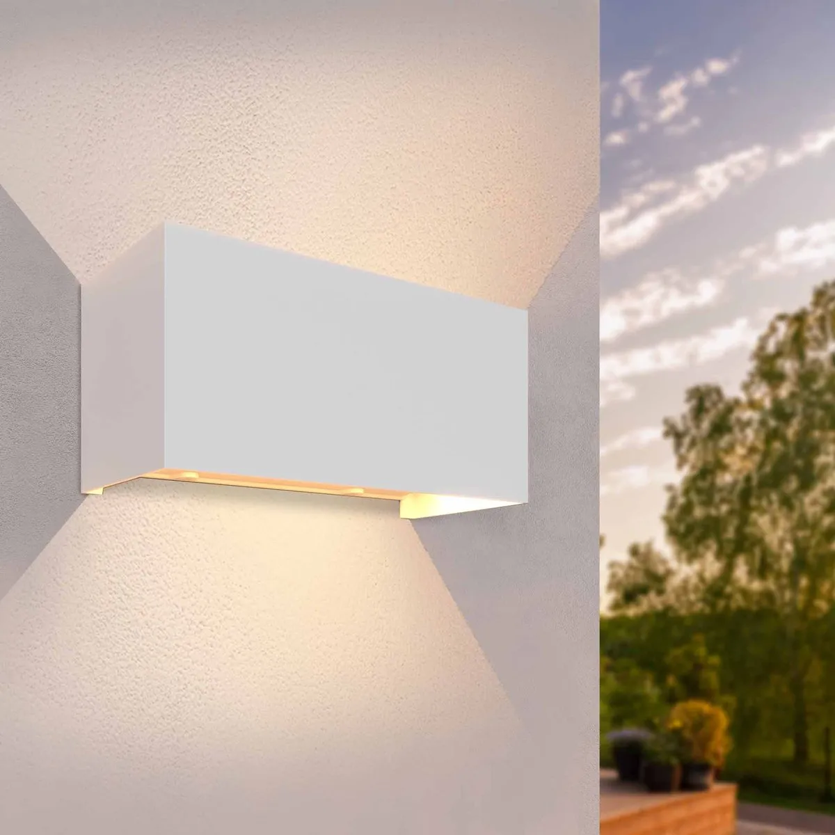 LEDVION LED Wandlamp 9,5W 3000K IP54 Tweezijdig