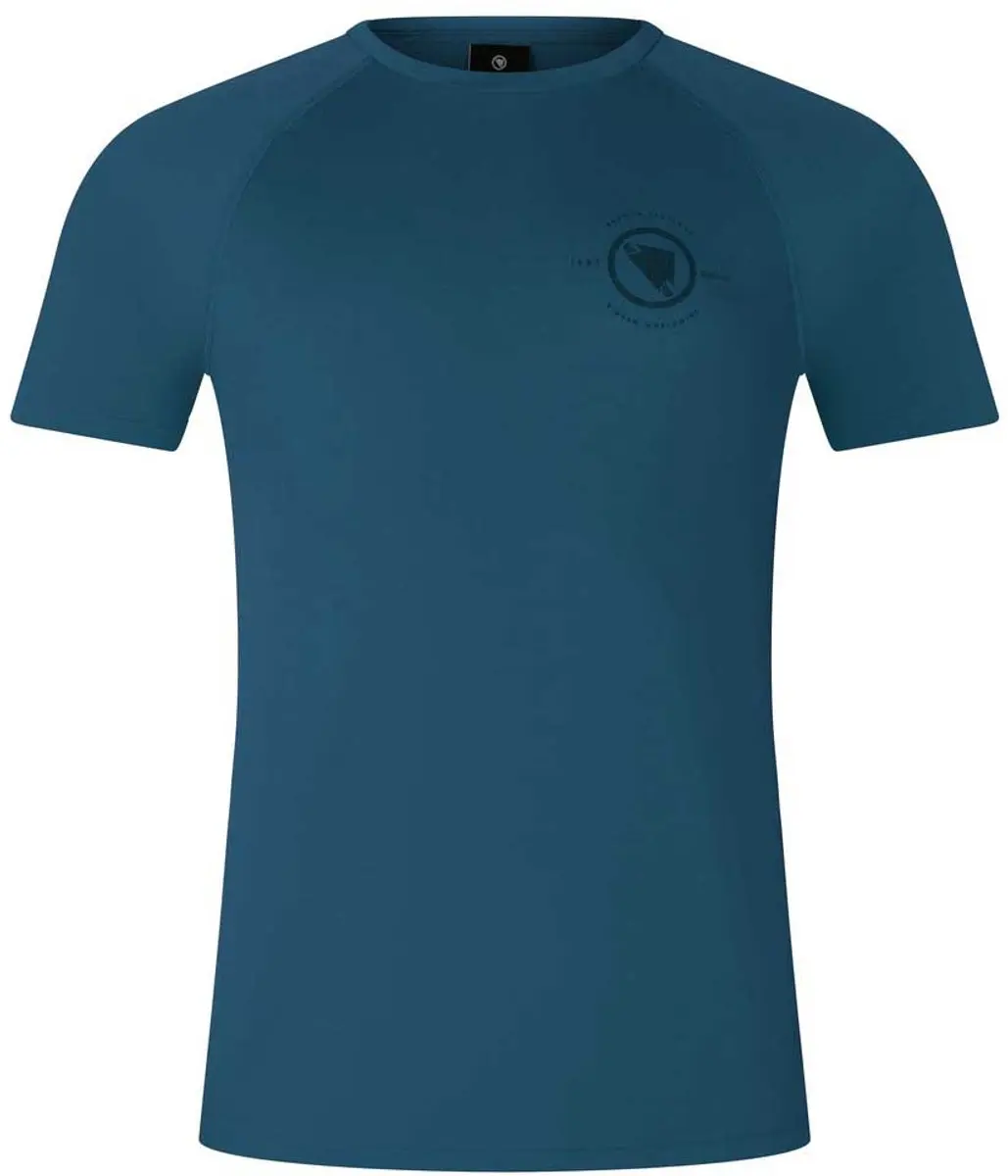 Endura Hummvee Tech Korte Mouw Enduro Trui Blauw S Man