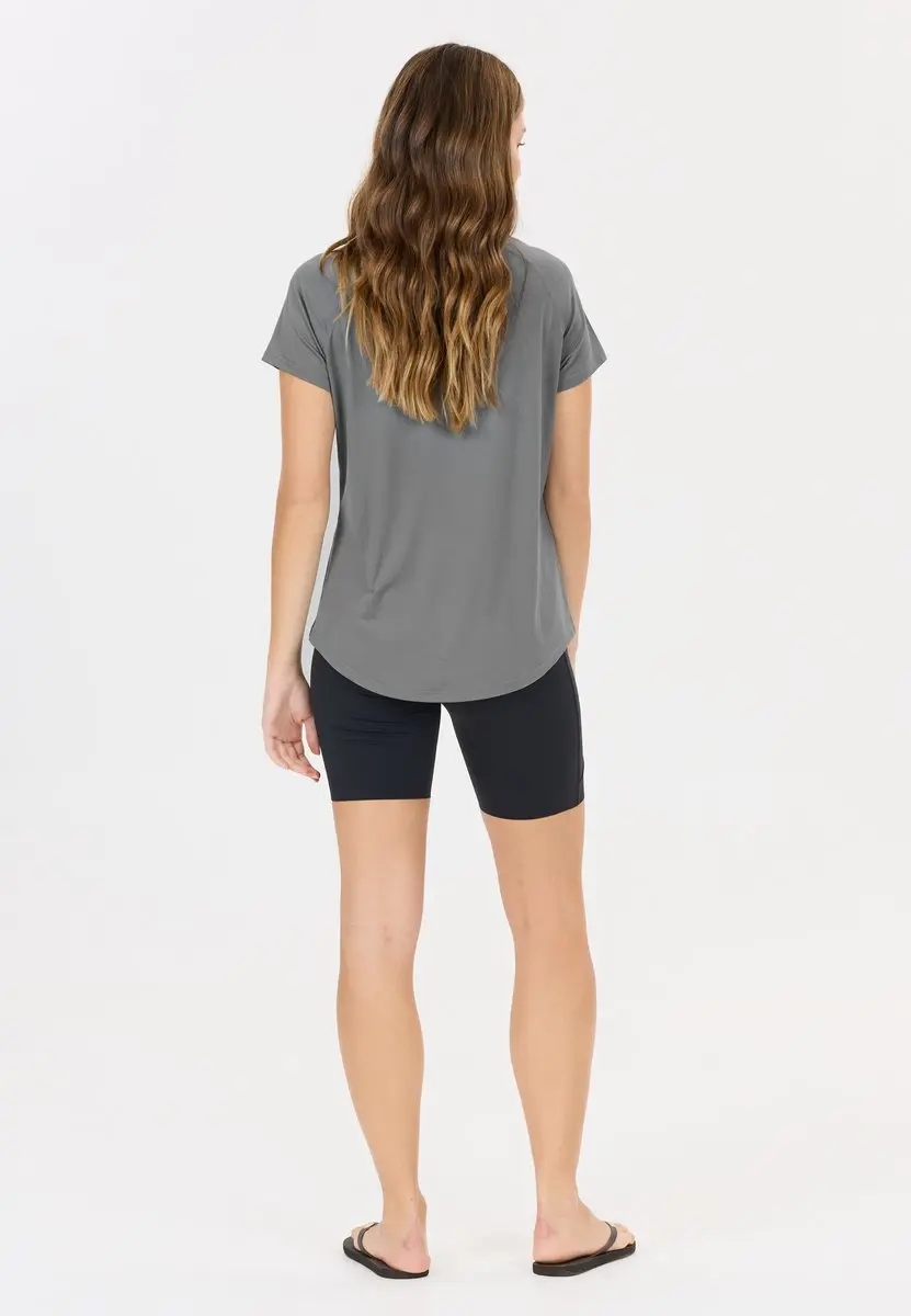Athlecia Gaina V2 W S/S Training T-shirt Dames - Grijs