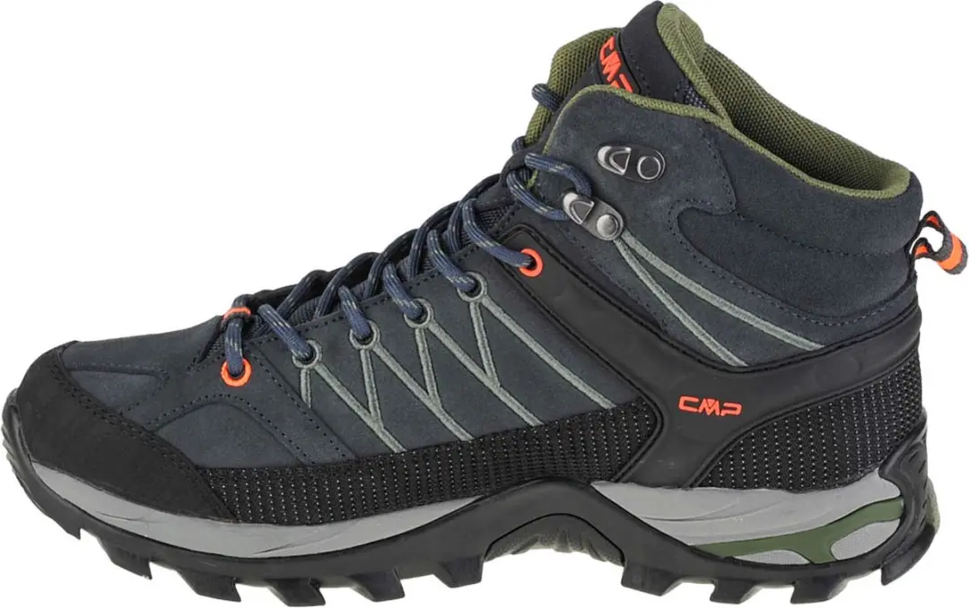 CMP Rigel Mid WP 3Q12947 Wandelschoenen - 44 - Blauw/Flash Orange