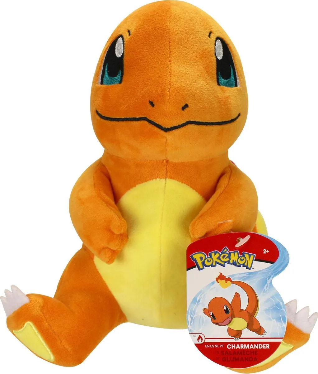 Pokémon Pluche Charmander Knuffel 20cm